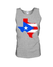 FLAG PUERTO RICO IN TEXAS Unisex Tank tile