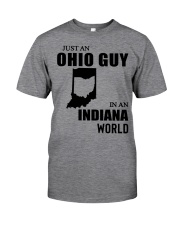 OHIO GUY IN INDIANA Classic T-Shirt front