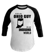OHIO GUY IN INDIANA Baseball Tee tile