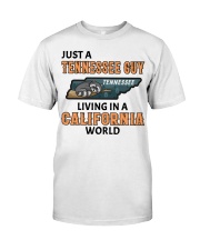 Tennessee Guy Living In California Classic T-Shirt tile