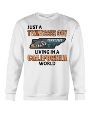 Tennessee Guy Living In California Crewneck Sweatshirt tile