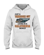 Tennessee Guy Living In California Hooded Sweatshirt tile
