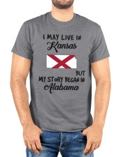 Began In Alabama - Live In Kansas Classic T-Shirt custom-t-shirts-classic-lifestyle-front-221
