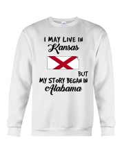 Began In Alabama - Live In Kansas Crewneck Sweatshirt tile
