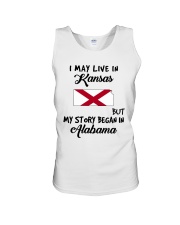Began In Alabama - Live In Kansas Unisex Tank tile