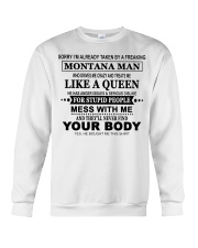 Like A Queen - Montana Man Crewneck Sweatshirt tile
