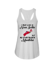 Began In Manitoba - Live In Nova Scotia Ladies Flowy Tank tile
