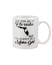 LIFE TOOK ME TO FLORIDA BE A MAINE GIRL Mug tile