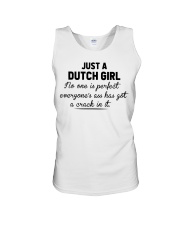Dutch Girl - No One Is Perfect Unisex Tank tile