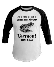 A Little Trip Around Vermont Baseball Tee tile