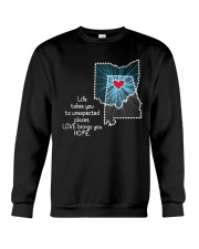 OHIO ALABAMA LOVE BRINGS YOU HOME Crewneck Sweatshirt tile