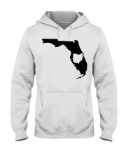 MAP OHIO IN FLORIDA Hooded Sweatshirt tile