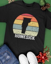 Vintage Homesick Vermont Classic T-Shirt apparel-classic-tshirt-lifestyle-back-69