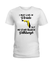 Began In Pittsburgh - Live In Florida Ladies T-Shirt tile