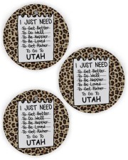 I Just Need To Go To Utah Circle Ornament (Wood tile