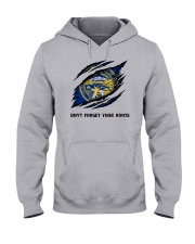 Don't Forget Your Roots - Nebraska Hooded Sweatshirt front