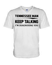 Tennessee Man - I'm Diagnosing V-Neck T-Shirt tile