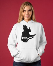 Quebec - Born Hooded Sweatshirt apparel-hooded-sweatshirt-lifestyle-front-86