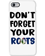 Maine Flag Don't Forget Your Roots Phone Case tile