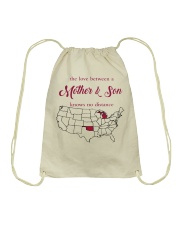 THE LOVE MOTHER AND SON MICHIGAN OKLAHOMA Drawstring Bag tile