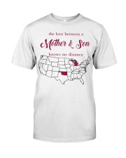 THE LOVE MOTHER AND SON MICHIGAN OKLAHOMA Classic T-Shirt tile
