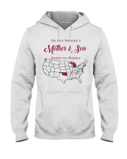 THE LOVE MOTHER AND SON MICHIGAN OKLAHOMA Hooded Sweatshirt tile