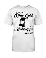 OHIO GIRL IN MISSISSIPPI Classic T-Shirt tile