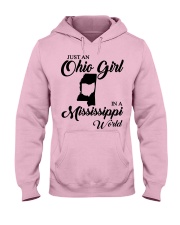 OHIO GIRL IN MISSISSIPPI Hooded Sweatshirt front