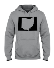 MAP OHIO IN COLORADO Hooded Sweatshirt front