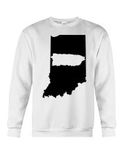MAP PUERTO RICO IN INDIANA Crewneck Sweatshirt tile