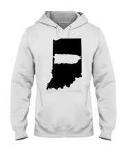 MAP PUERTO RICO IN INDIANA Hooded Sweatshirt tile