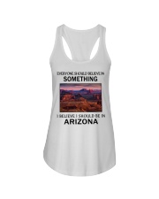 Should Be In Arizona Ladies Flowy Tank tile