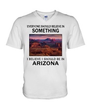 Should Be In Arizona V-Neck T-Shirt tile