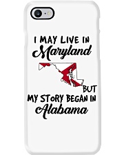 Began In Alabama - Live In Maryland Phone Case tile