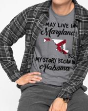 Began In Alabama - Live In Maryland Classic T-Shirt apparel-classic-tshirt-lifestyle-front-167