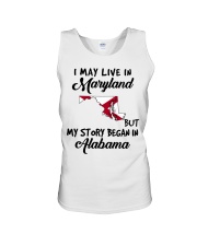 Began In Alabama - Live In Maryland Unisex Tank tile