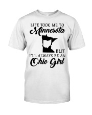 OHIO GIRL LIFE TOOK ME TO MINNESOTA Classic T-Shirt tile