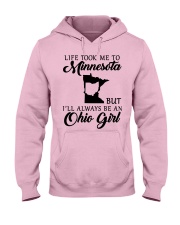 OHIO GIRL LIFE TOOK ME TO MINNESOTA Hooded Sweatshirt front