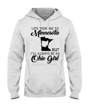 OHIO GIRL LIFE TOOK ME TO MINNESOTA Hooded Sweatshirt tile