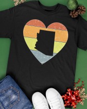 Arizona - Heart Vintage Classic T-Shirt apparel-classic-tshirt-lifestyle-back-69
