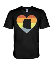 Arizona - Heart Vintage V-Neck T-Shirt tile