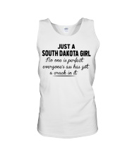 South Dakota Girl - No One Is Perfect Unisex Tank tile