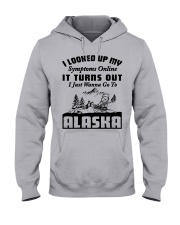 Turn out i just need to go to Alaska Hooded Sweatshirt front