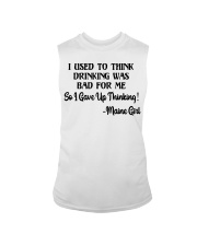 Maine Girl Gave Up Thinking Sleeveless Tee tile