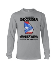 LIVE IN GEORGIA PUERTO RICO IN MY DNA Long Sleeve Tee tile