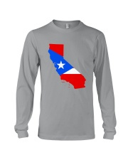 FLAG PUERTO RICO IN CALIFORNIA Long Sleeve Tee tile