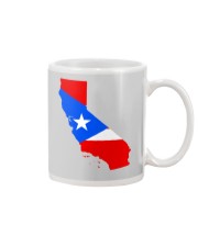 FLAG PUERTO RICO IN CALIFORNIA Mug tile