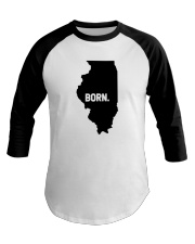 Illinois - Born Baseball Tee tile