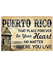 PUERTO RICO FOREVER IN YOUR HEART Horizontal Poster tile
