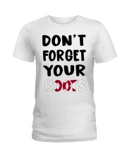 Alabama Flag Don't Forget Your Roots Ladies T-Shirt tile